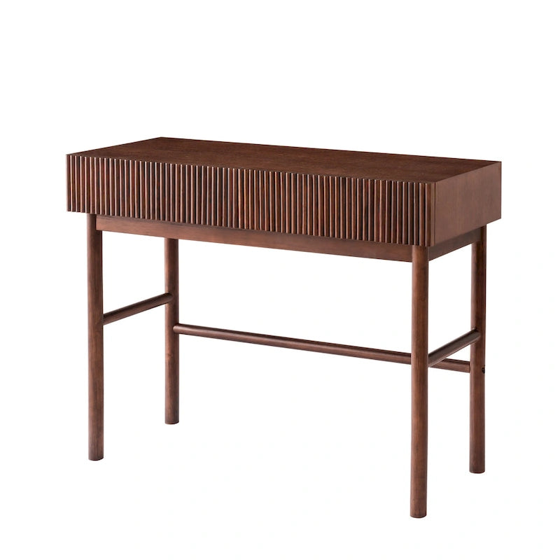 Solid Wood Console Table with 2-Drawer