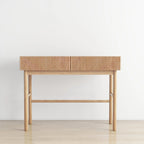 Solid Wood Console Table with 2-Drawer