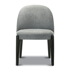 Poly & Bark Pietta Dining Chair (Set of 2) - Durable Fabric with Solid Wood Legs