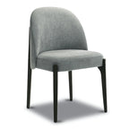 Poly & Bark Pietta Dining Chair (Set of 2) - Durable Fabric with Solid Wood Legs
