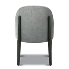 Poly & Bark Pietta Dining Chair (Set of 2) - Durable Fabric with Solid Wood Legs