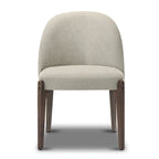 Poly & Bark Pietta Dining Chair (Set of 2) - Durable Fabric with Solid Wood Legs
