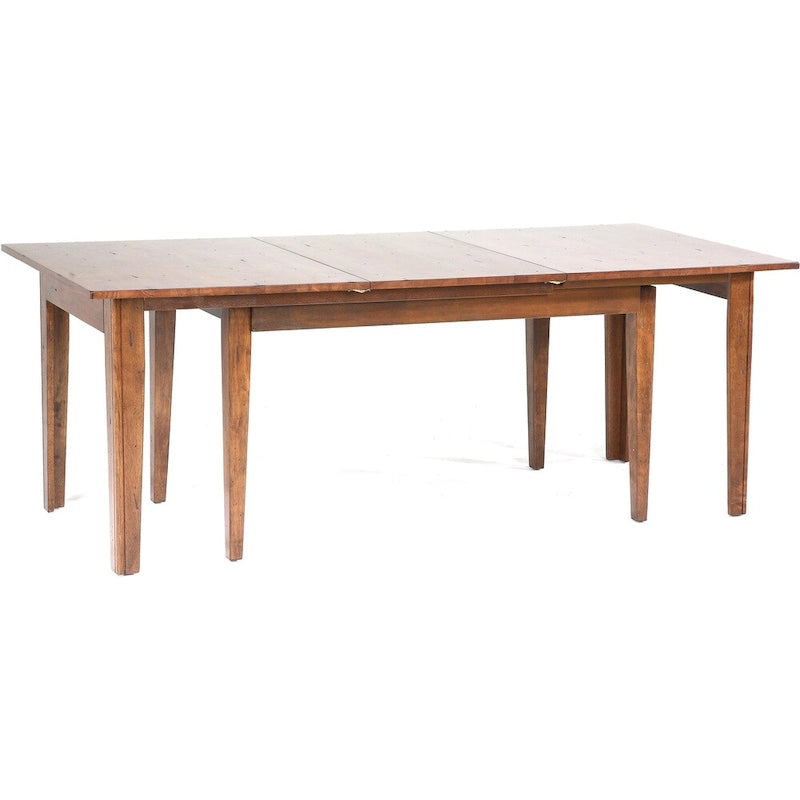 Cappuccino Solid Wood 13-Piece Dining Set with Extension Table