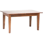 Cappuccino Solid Wood 13-Piece Dining Set with Extension Table