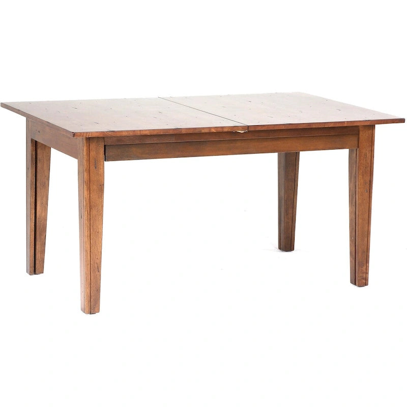 Cappuccino Solid Wood 13-Piece Dining Set with Extension Table