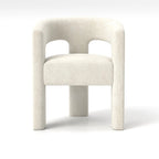 SEYNAR Modern Glam Velvet Upholstered Dining Chair, Open-Back Accent Chair Set of 4