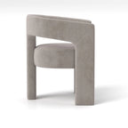 SEYNAR Modern Glam Velvet Upholstered Dining Chair, Open-Back Accent Chair Set of 4