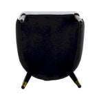 Modern PU Leather Set of 2 Dining Chairs with Metal Legs
