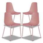 Poly & Bark Isla Modern Dining Chairs (Set of 4) - Indoor or Outdoor Use