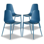 Poly & Bark Isla Modern Dining Chairs (Set of 4) - Indoor or Outdoor Use