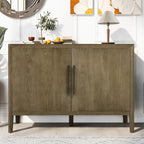 47 Vintage Style Wood Kitchen Accent Buffet Sideboard Cabinet