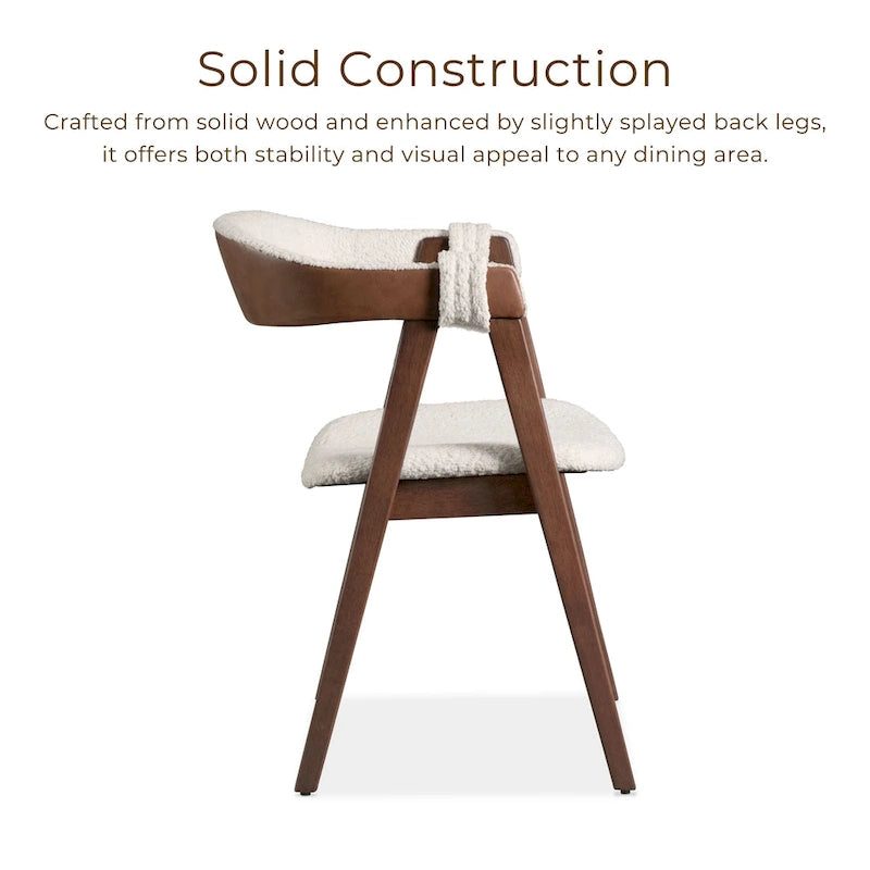 Shaw Mid-century Modern 5-Piece Wood Dining Table Set