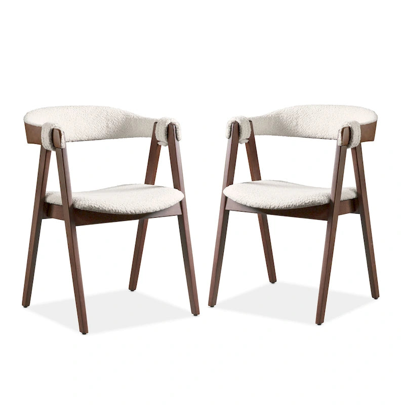 Shaw Mid-century Modern 5-Piece Wood Dining Table Set