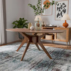 Shaw Mid-century Modern 5-Piece Wood Dining Table Set