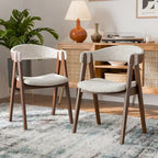 Shaw Mid-century Modern 5-Piece Wood Dining Table Set