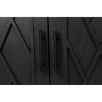 4 Door Wooden Twill Sideboard