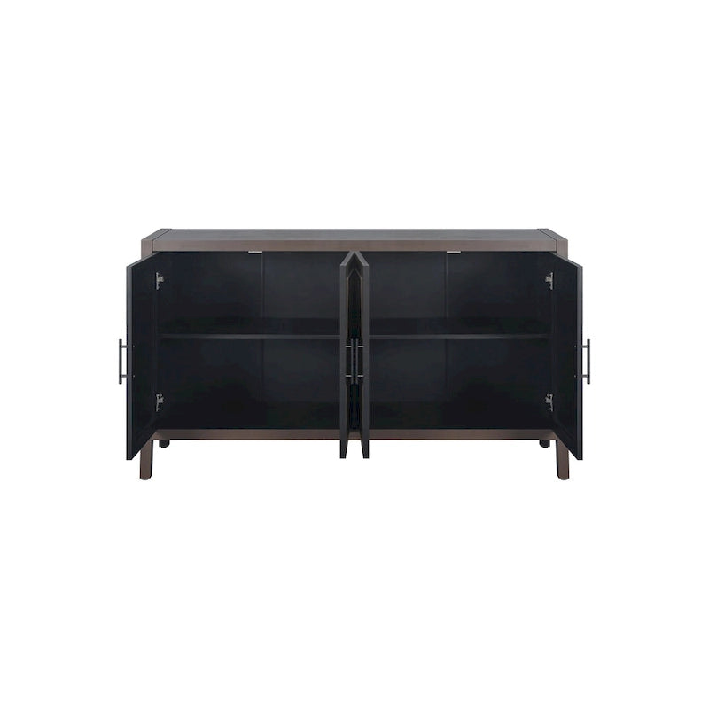 4 Door Wooden Twill Sideboard