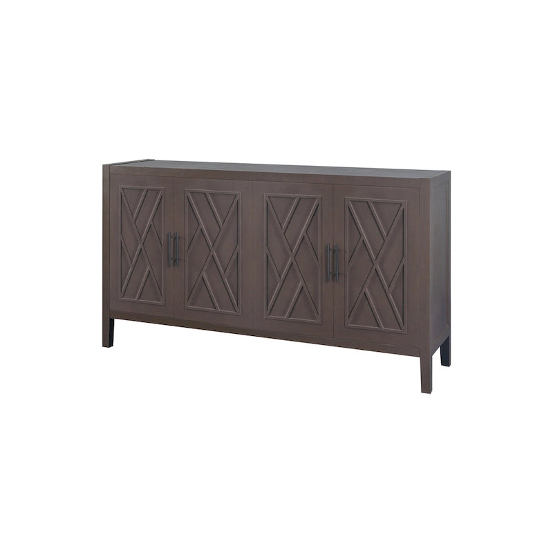 4 Door Wooden Twill Sideboard