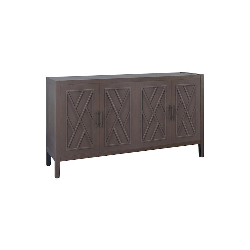 4 Door Wooden Twill Sideboard