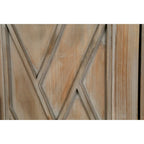 4 Door Wooden Twill Sideboard