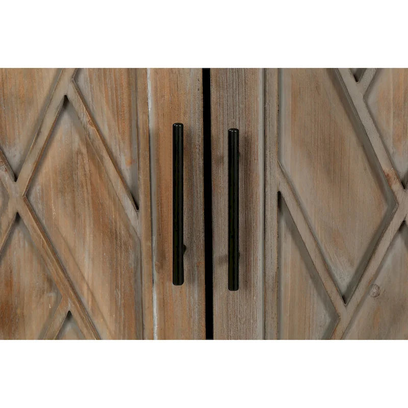 4 Door Wooden Twill Sideboard