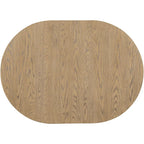 5-Piece Farmhouse Dining Table Set Wood Round Extendable Dining Table and 4 Upholstered Dining Chairs