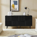 Arnold Modern 30Tall 2 Door Accent Cabinet with Metal Leg Set of 2by HULALA HOME