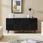 Arnold Modern 30Tall 2 Door Accent Cabinet with Metal Leg Set of 2by HULALA HOME