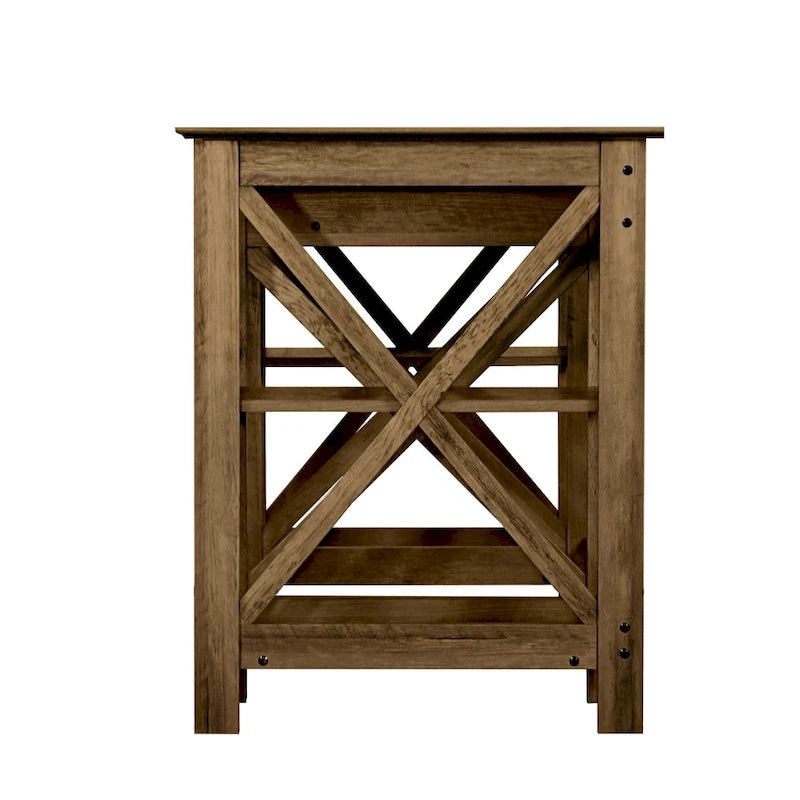 Saint Birch Honduras 58 Transitional Open Shelves Writing Desk