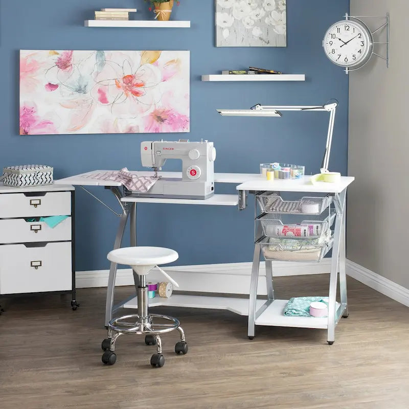 Sew Ready Pro Stitch Sewing and Craft Table with Storage