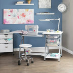 Sew Ready Pro Stitch Sewing and Craft Table with Storage