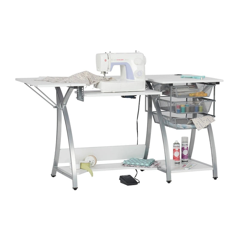 Sew Ready Pro Stitch Sewing and Craft Table with Storage