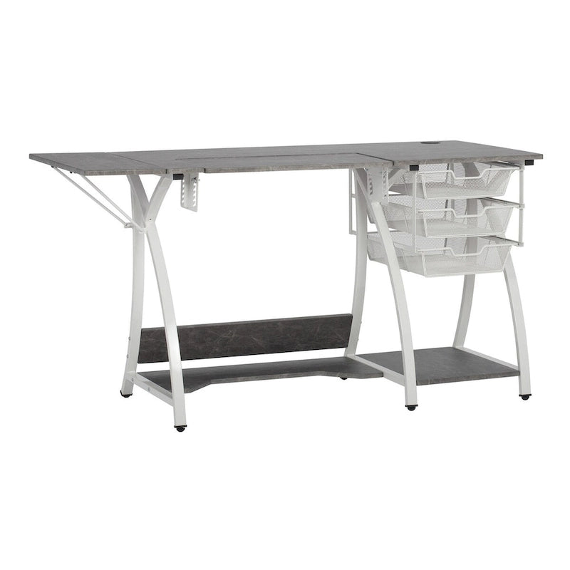 Sew Ready Pro Stitch Sewing and Craft Table with Storage
