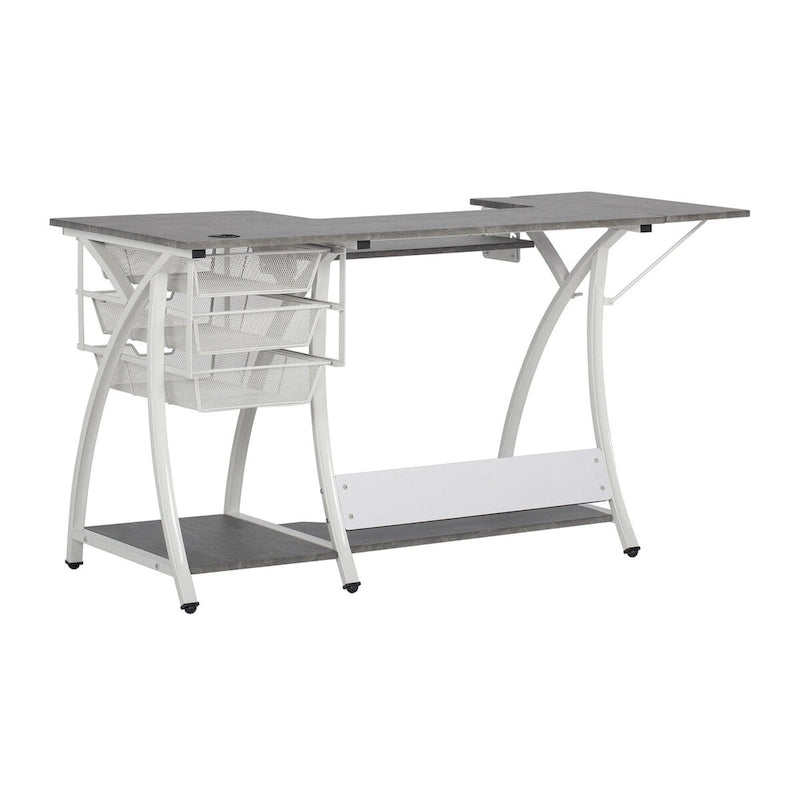 Sew Ready Pro Stitch Sewing and Craft Table with Storage