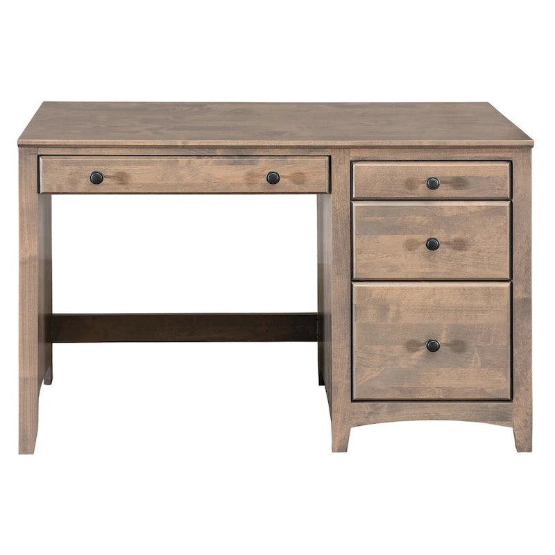 Solid Wood 4 Drawer Desk