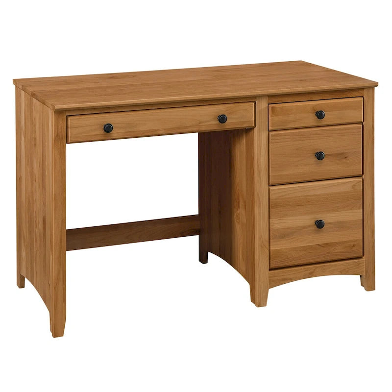 Solid Wood 4 Drawer Desk