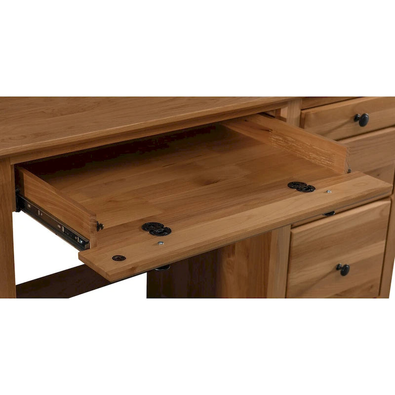 Solid Wood 4 Drawer Desk