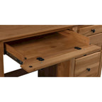 Solid Wood 4 Drawer Desk