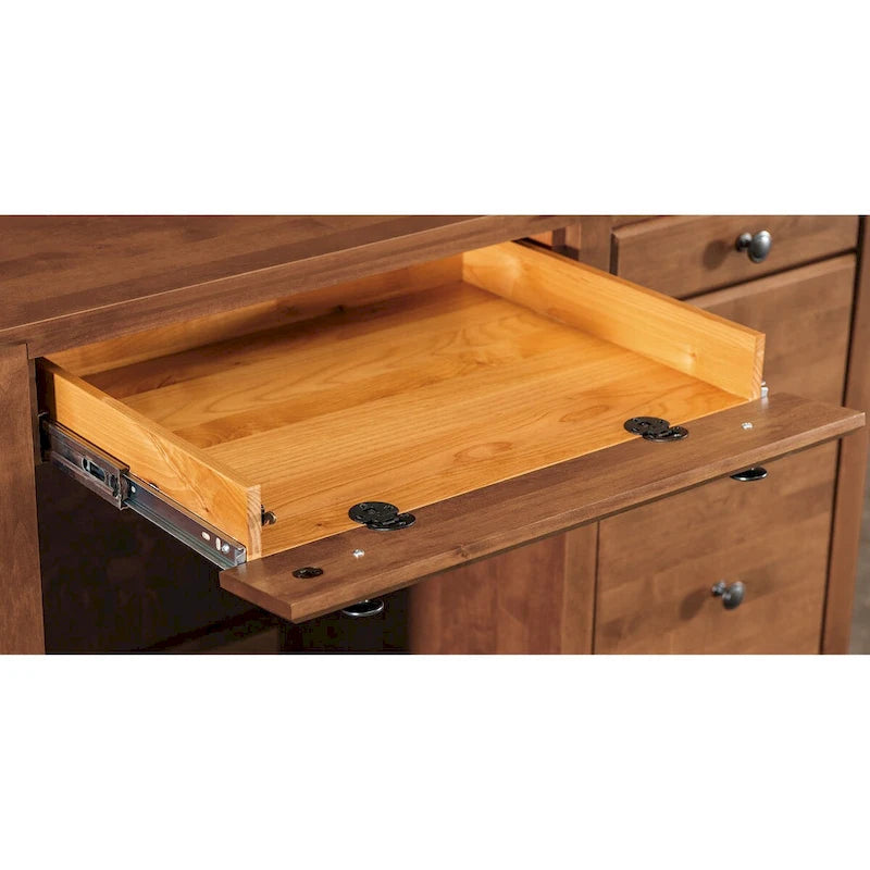 Solid Wood 4 Drawer Desk