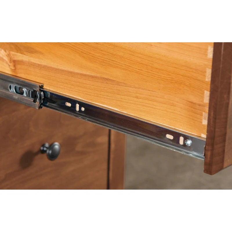 Solid Wood 4 Drawer Desk