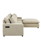 Sectional Sofa Cloud Sofa Chenille Upholstered Sofa