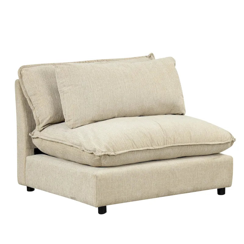 Sectional Sofa Cloud Sofa Chenille Upholstered Sofa
