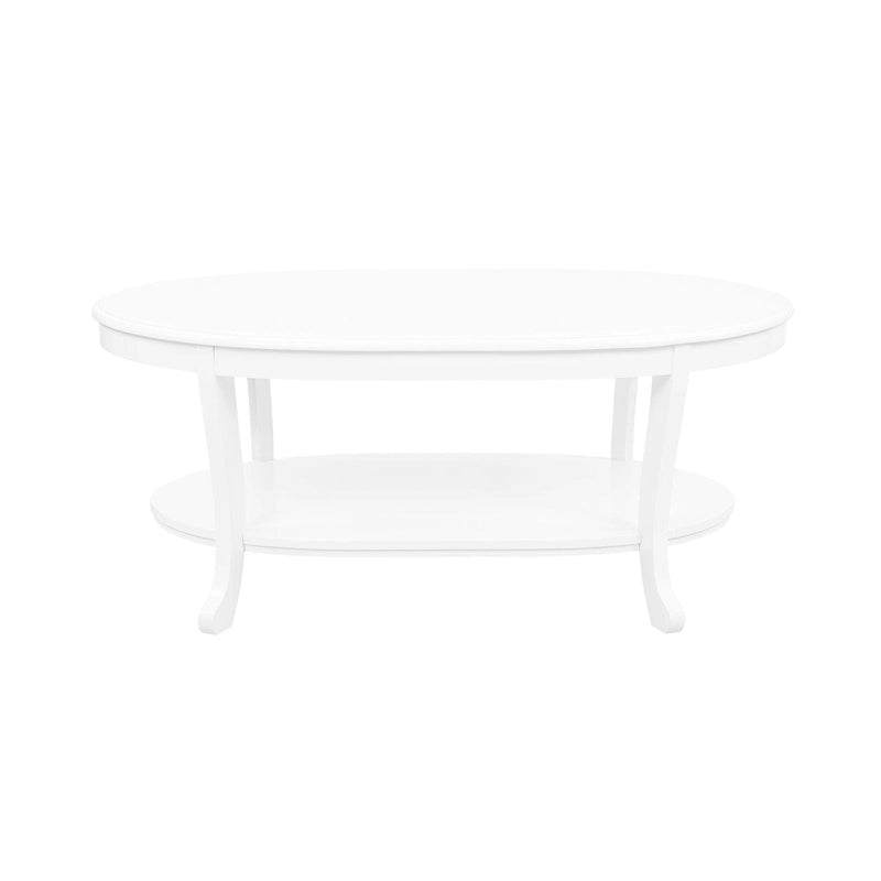 Modena Rusitc White Wood Coffee Table