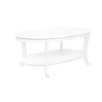Modena Rusitc White Wood Coffee Table