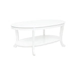 Modena Rusitc White Wood Coffee Table