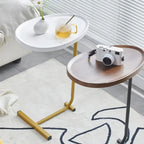 2-Pieces C-Shaped Side Table Coffee Table Small Sofa Table