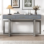 Elegant Console Table with Three Drawers, Extra Long Entryway Table for Entryway, Hallway, Living Room, Foyer