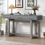 Elegant Console Table with Three Drawers, Extra Long Entryway Table for Entryway, Hallway, Living Room, Foyer
