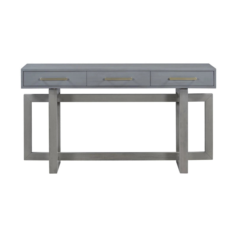 Elegant Console Table with Three Drawers, Extra Long Entryway Table for Entryway, Hallway, Living Room, Foyer