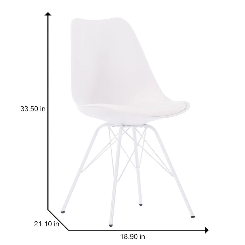 Porthos Home Mid-Century Modern Set of 2 Dining Room Chairs - N/A